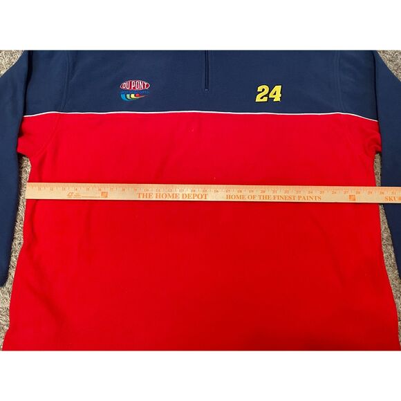 Jeff Gordon #24 Dupont Motorsports XXL NASCAR Fleece Pullover Jacket Racing - Picture 2 of 12